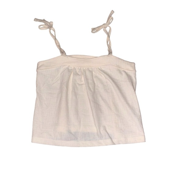 Madewell white crop top with adjustable straps size Small - Picture 1 of 8